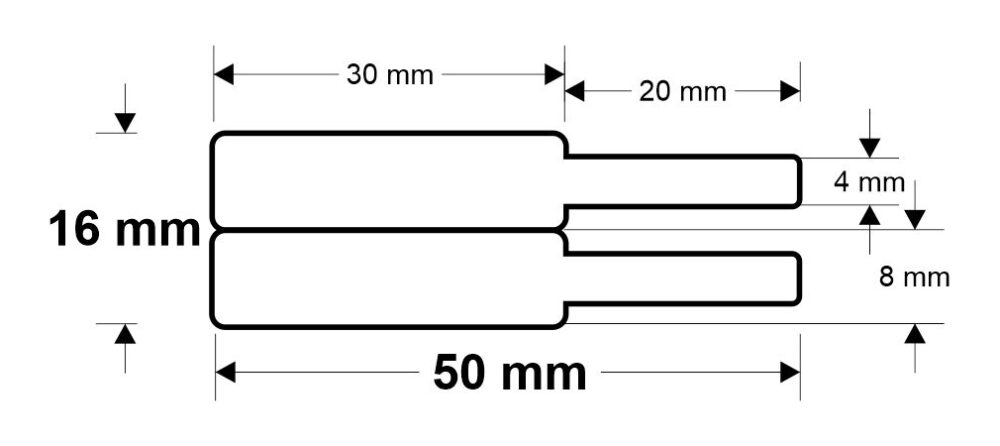 Image #01 for Cricket Bat Style Jewellery Labels, Thermal Transfer BOPP Matt, Permanent Label Rolls, 50mm x 16mm, 2000 Labels Per Roll, Wound Out, 38mm Core, Not Perforated, Price Per 5 Rolls - Handle to Right