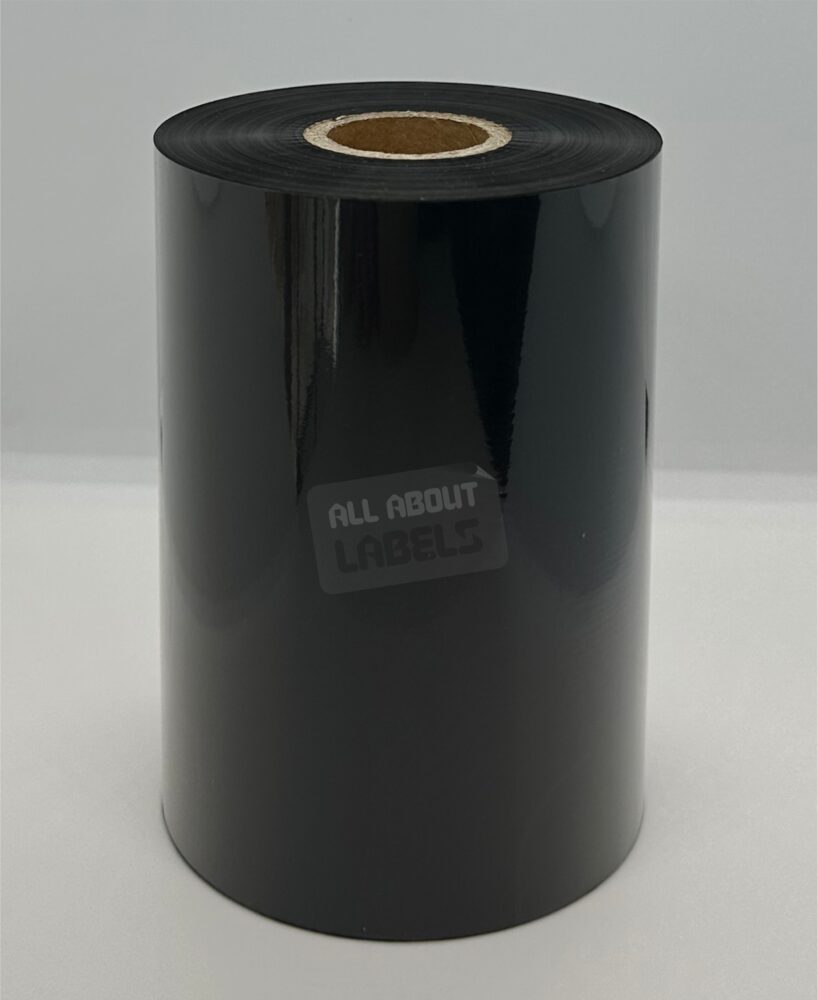 Image #01 for Thermal Transfer 100% Resin Ribbon, Black Colour, 110mm x 450M, 25.4mm Core Diameter, 110mm Core Width - Suits Mid-range/Industrial Printers