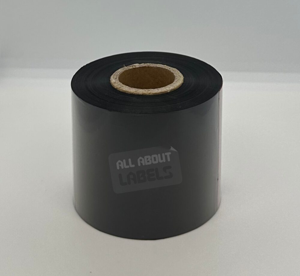 Image #01 for Thermal Transfer Wax Resin Ribbon, Black Colour, 55mm x 300M, 25.4mm Core Diameter, 55mm Core Width - Suits Mid-range/Industrial Printers