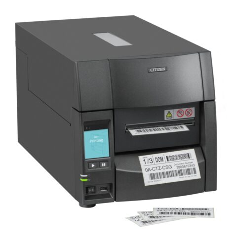 Image for Citizen S703III Direct & Thermal Transfer Label Printer, USB/Serial Connectivity, 300DPI Max Resolution, 25.4mm Media Min Width, 118mm Media Max Width, 203mm Media Max Diameter, 38mm Media Core Min Diameter, 76mm Media Core Max Diameter