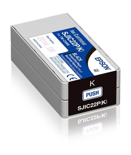 Image for Epson Black Ink Cartridge for Epson ColorWorks TM-C3500 - SJIC22P(K) / C33S020577