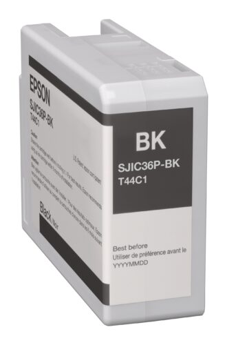 Image for Epson Black Ink Cartridge for Epson ColorWorks CW-C6010A/6510A - SJIC36P-BK / C13T44C140