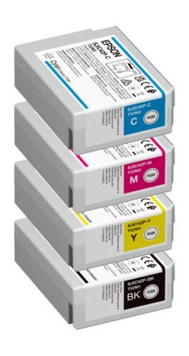 Image for Epson Cyan/Magenta/Yellow/Black Ink Cartridge Bundle for Epson ColorWorks CW-C4010A - SJIC42P