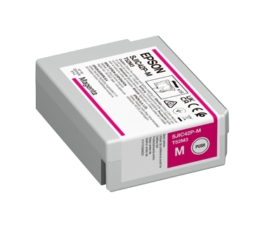 Image for Epson Magenta Ink Cartridge for Epson ColorWorks CW-C4010A - SJIC42P-M / C13T52M340