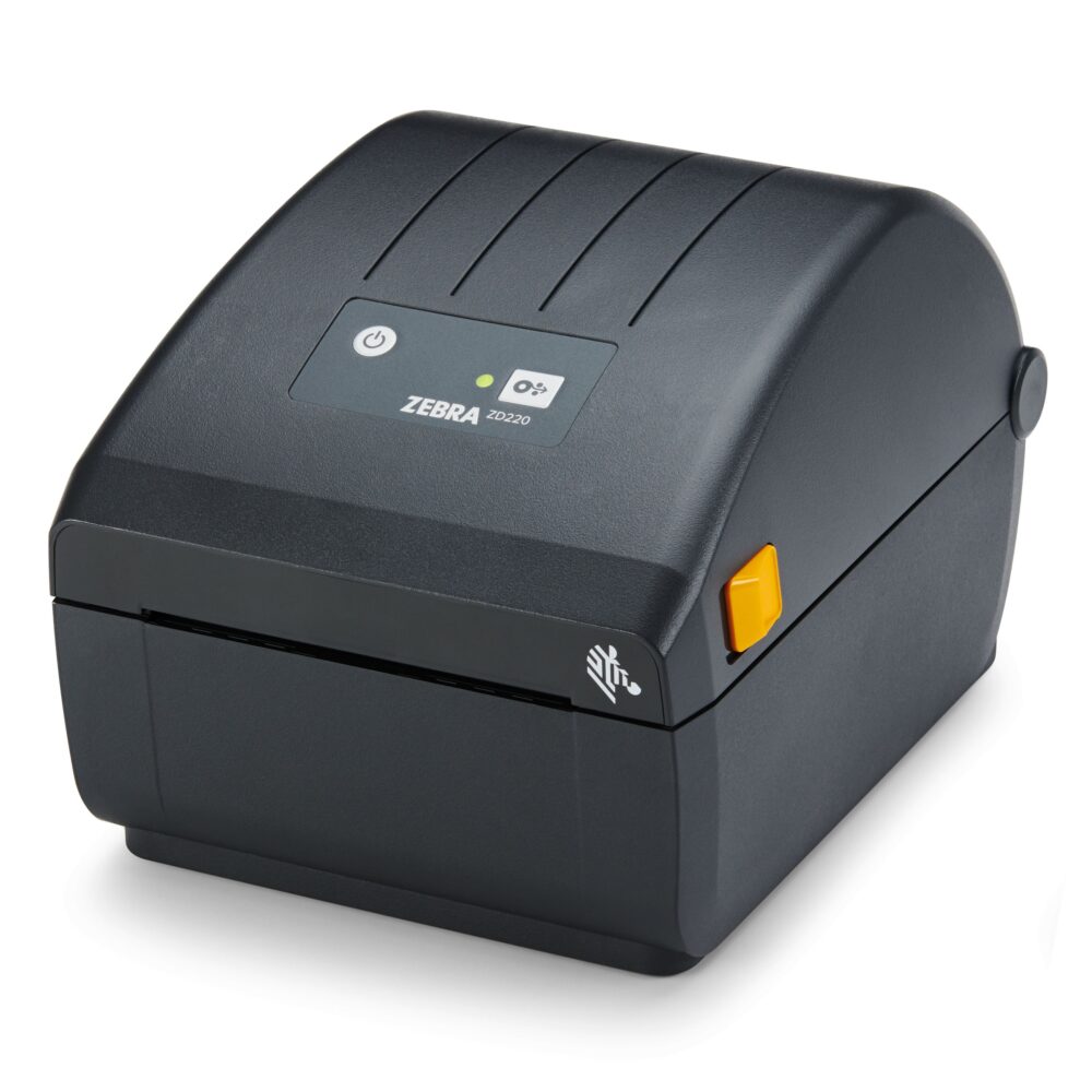 Image #01 for Zebra ZD220 Direct Thermal Label Printer, USB Connectivity, 203DPI Max Resolution, 25.4mm Media Min Width, 112mm Media Max Width, 127mm Media Max Diameter, 12.7mm Media Core Min Diameter, 38.1mm Media Core Max Diameter - ZebraDesigner Software Downloaded Separately