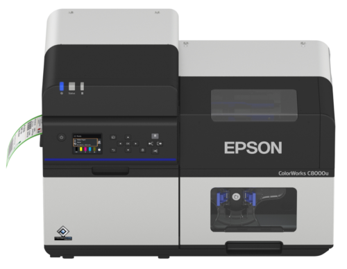 Image for Epson CW-C8010 Colour Inkjet Label Printer, Ethernet, USB 2.0 & 3.0 Connectivity, 1200DPI Max Resolution, 25.4mm Media Min Width, 112mm Media Max Width, 203.2mm Media Max Diameter, 76.2mm Media Core Min Diameter, 76.2mm Media Core Max Diameter - C31CL02108 - Contact Epson tech support for help with issues, set-up or repair for printers on 1300 361 054 or visit http://tech.epson.com.au