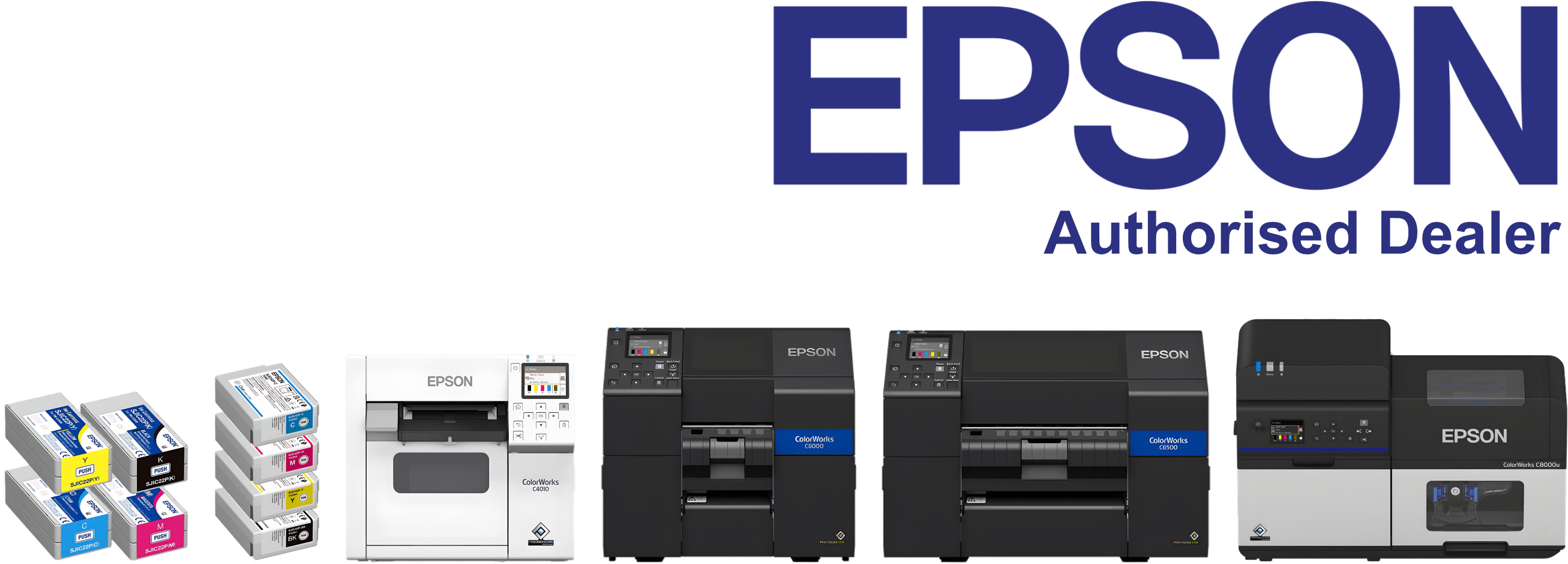 Overlay image for Genuine Epson Labels & Printers